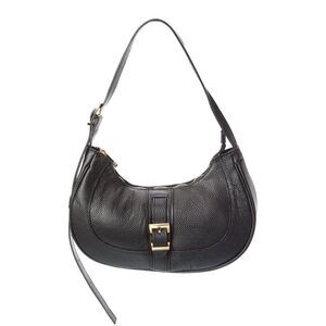 Persaman New York Imogen16 Leather Crossbody, Black
